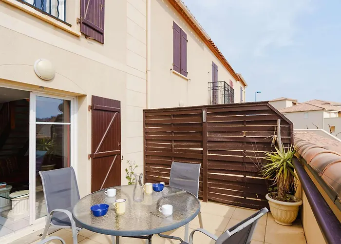 Apartamento T3 Climatisé à Narbonne-plage, Piscine, Proche Mer, 4 Couchages, Animaux Acceptés - Fr-1-409-2